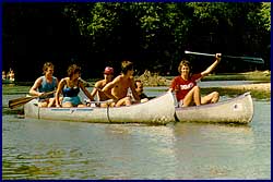 Take your friends canoeing...